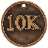 2" 3D 10K Medal