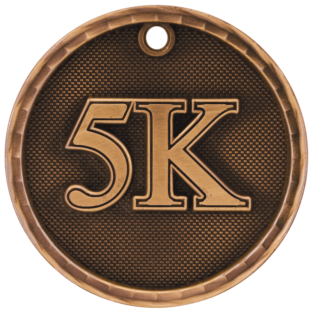 Antique Bronze 2" 3D 5K Medal