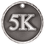 2" 3D 5K Medal