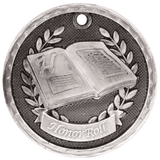 2" 3D Honor Roll Medal