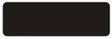 7/8" x 2 3/4" Laserable Black Brass Name Badge Plate