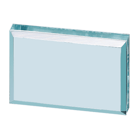 2 1/2" x 4" Jade Rectangular Acrylic Paperweight
