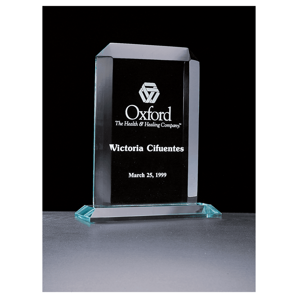 8" x 10" Summit Series Rectangular Acrylic Award