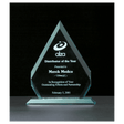9 1/8" x 11 1/4" Diamond Series Jade Acrylic Award
