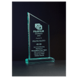 4 3/4" x 6 3/4" Zenith Series Jade Acrylic Award