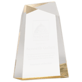 Gold 7" Facet Wedge Acrylic