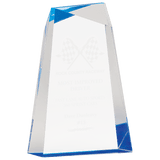 Blue 8" Facet Wedge Acrylic