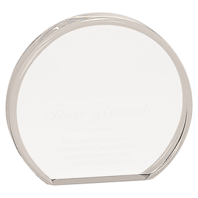 5" x 4 1/2" Clear Round Acrylic