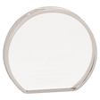 5" x 4 1/2" Clear Round Acrylic