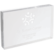 5" X 7" Clear Rectangle Square Cut Acrylic