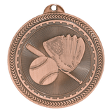 2" Baseball/Softball Laserable BriteLazer Medal