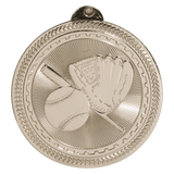 2" Baseball/Softball Laserable BriteLazer Medal