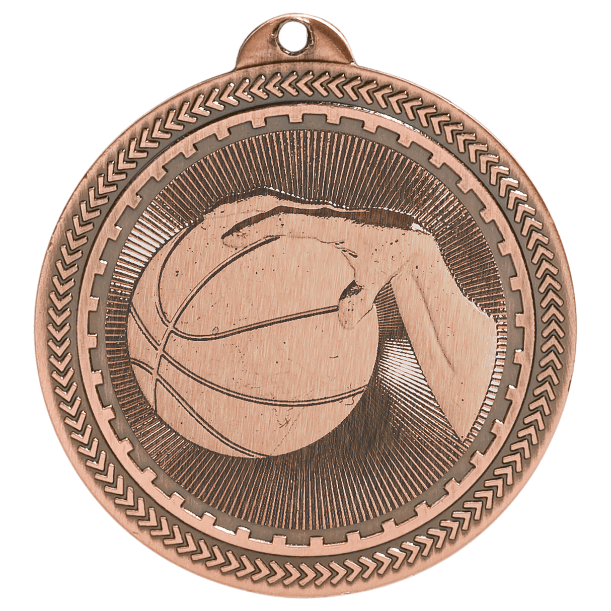 2" Basketball Laserable BriteLazer Medal