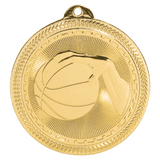 2" Basketball Laserable BriteLazer Medal
