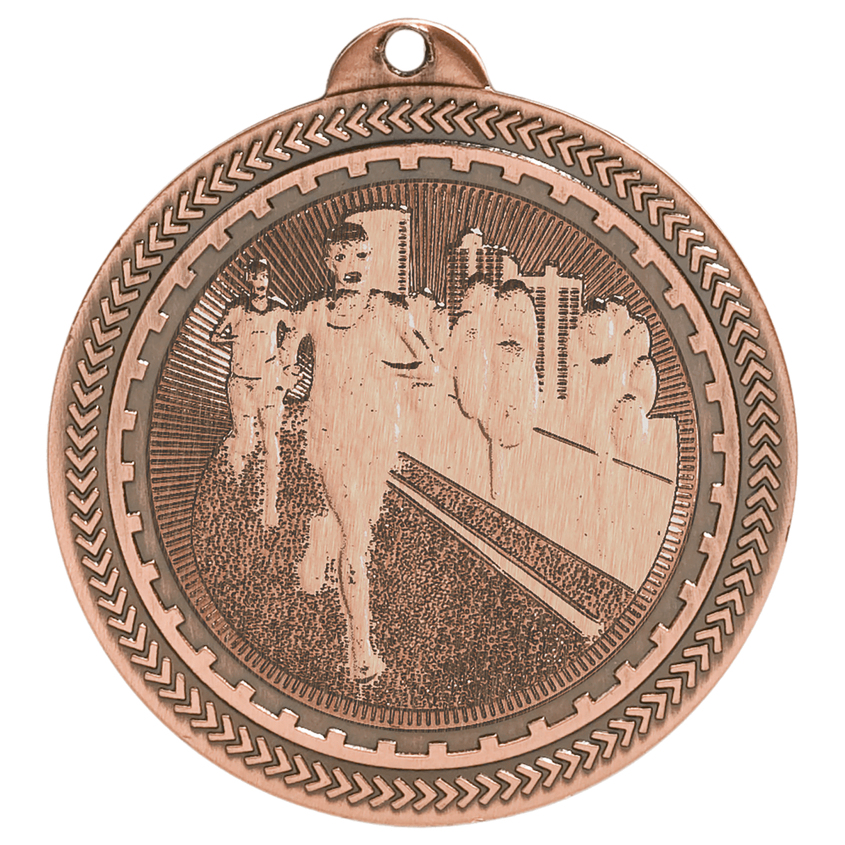 2" Cross Country Laserable BriteLazer Medal
