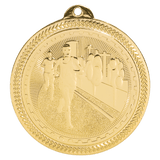 2" Cross Country Laserable BriteLazer Medal