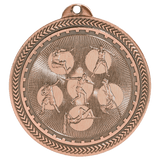 2" Field Events Laserable BriteLazer Medal