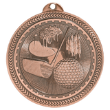 2" Golf Laserable BriteLazer Medal