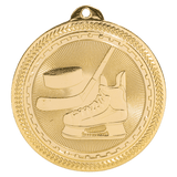 Bright Gold 2" Hockey Laserable BriteLazer Medal