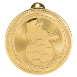 2" Soccer Laserable BriteLazer Medal