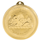 2" Swimming Laserable BriteLazer Medal