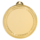 Bright Gold 2 3/4" 2" Insert Holder Laserable BriteLazer Medal
