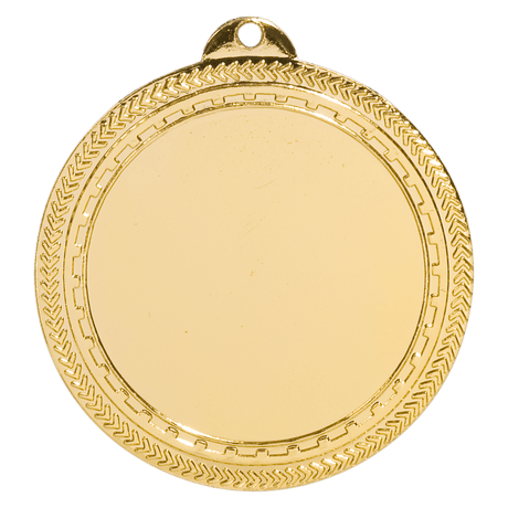 Bright Gold 2 3/4" 2" Insert Holder Laserable BriteLazer Medal