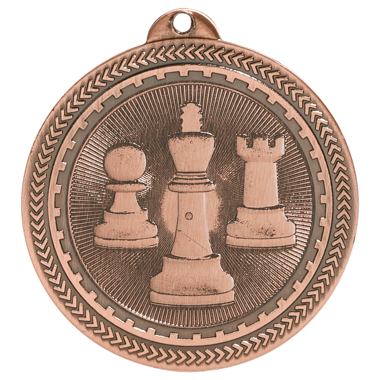 2" Chess Laserable BriteLazer Medal