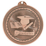 2" Graduate Laserable BriteLazer Medal