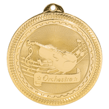 Bright Gold 2" Orchestra Laserable BriteLazer Medal