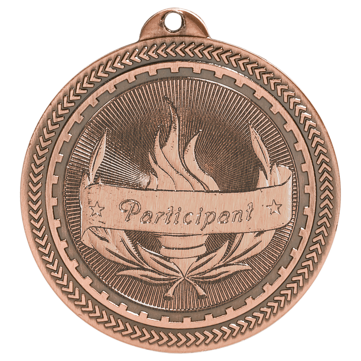 2" Participant Laserable BriteLazer Medal