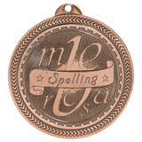 2" Spelling Laserable BriteLazer Medal