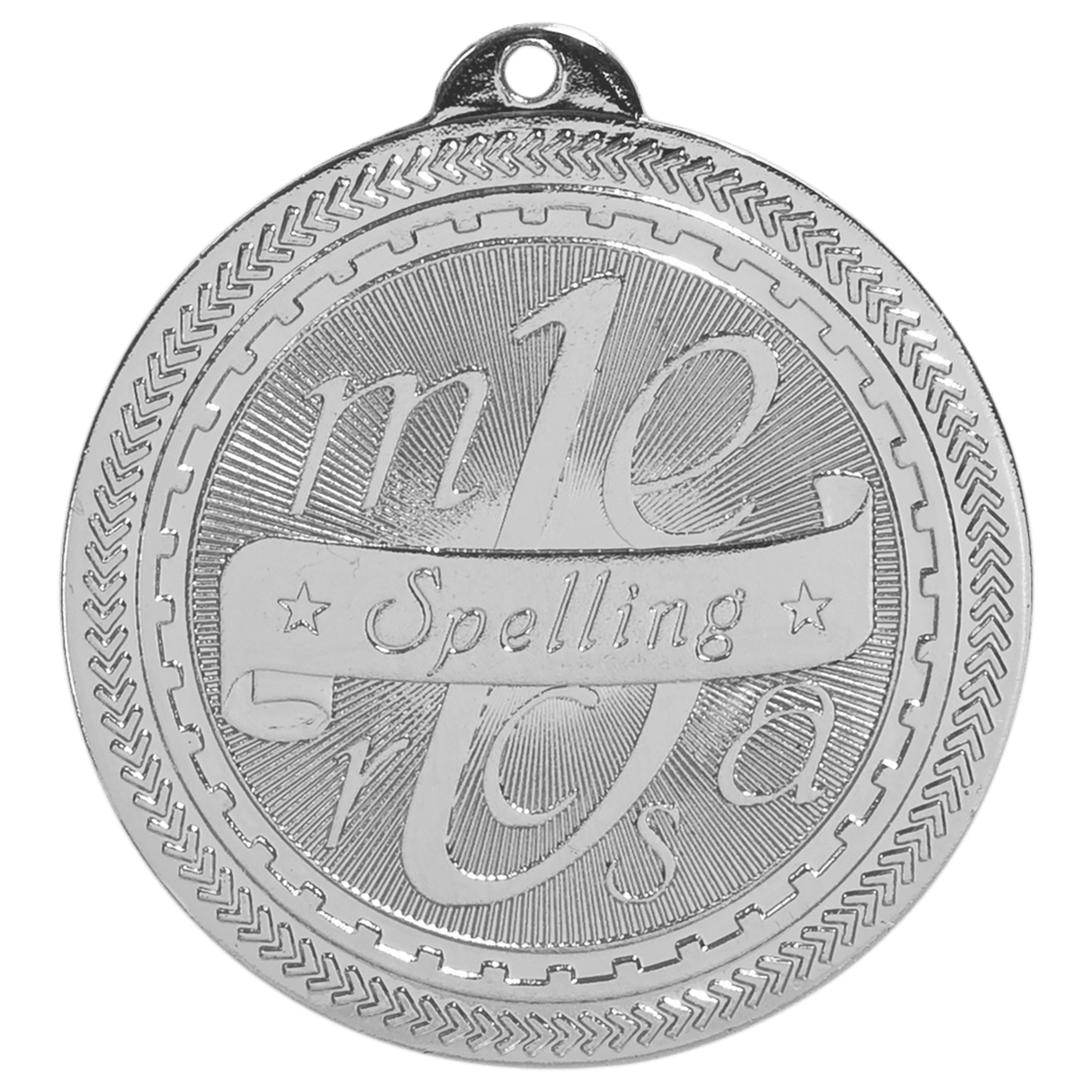 2" Spelling Laserable BriteLazer Medal