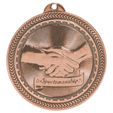 2" Sportsmanship Laserable BriteLazer Medal