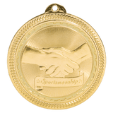 2" Sportsmanship Laserable BriteLazer Medal