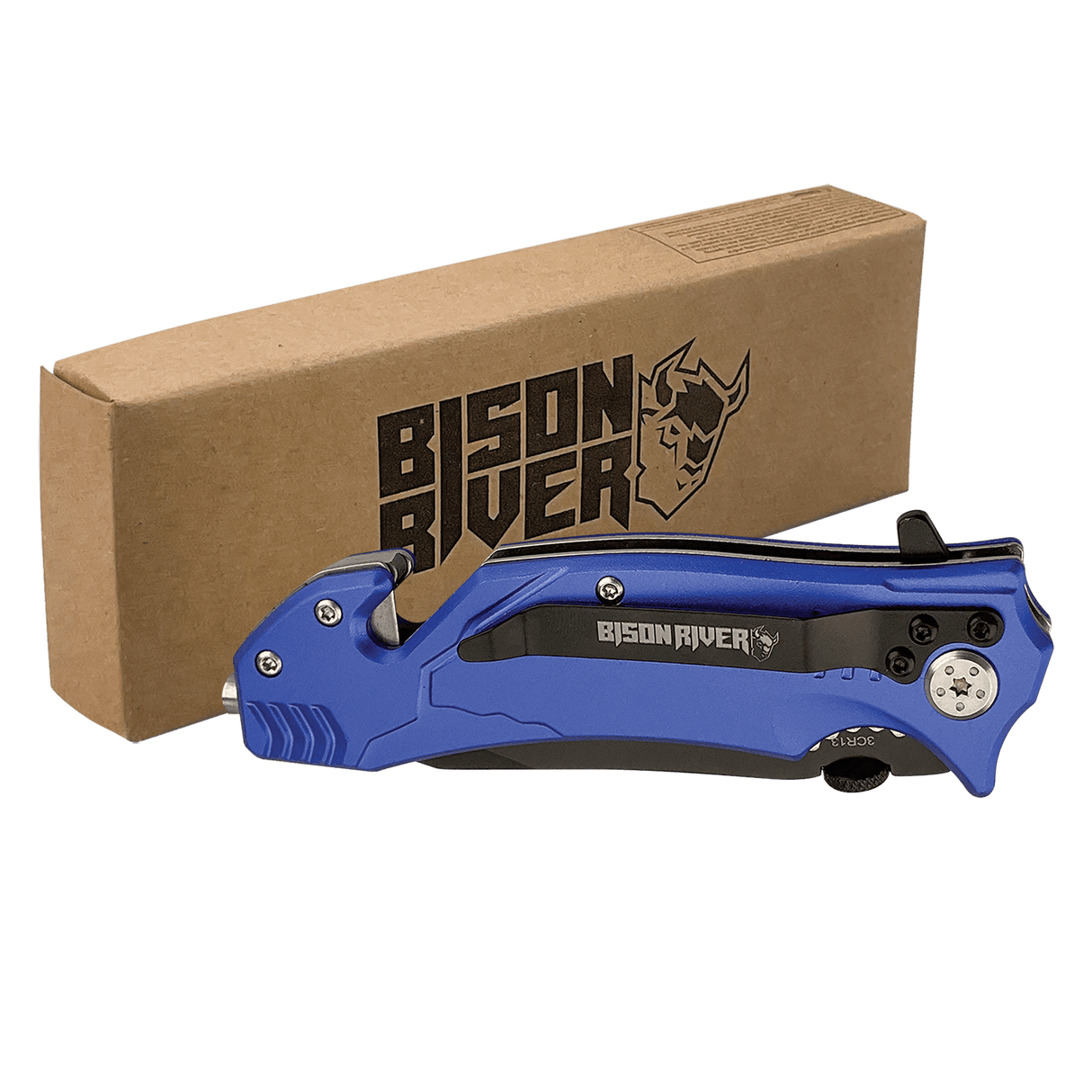 Blue Bison River 4 1/2" Rescue Knife
