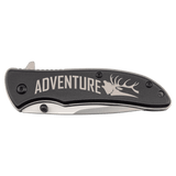 Bison River 4 1/4" Black Every Day Carry Knife