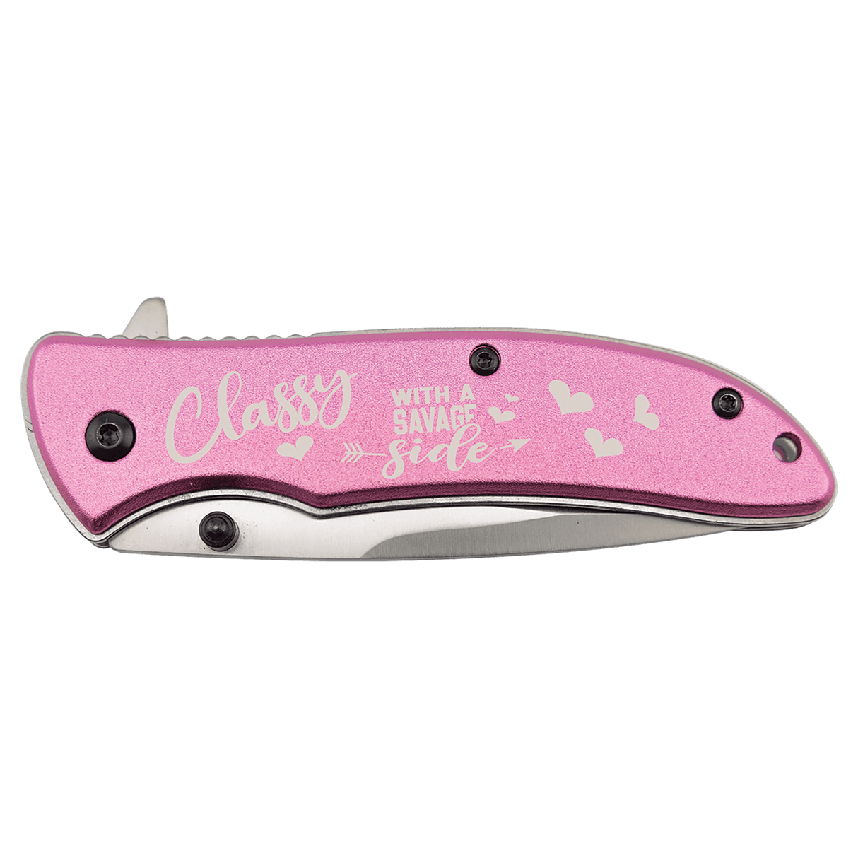 Bison River 4 1/4" Pink Every Day Carry Knife