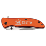 Bison River 4 1/4" Orange Every Day Carry Knife