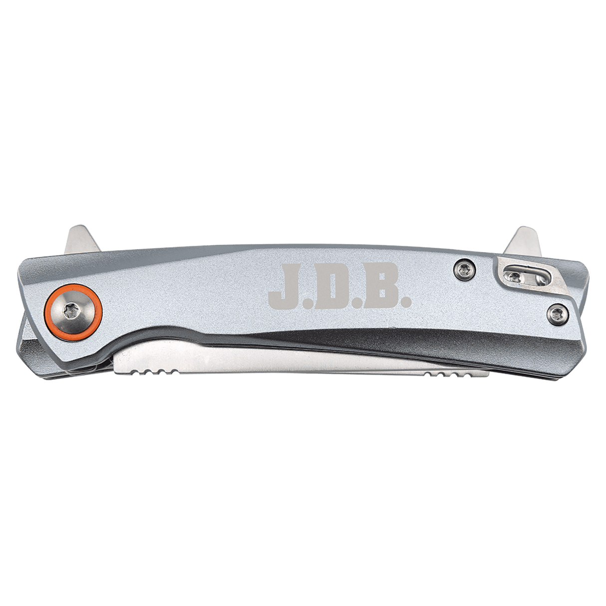 Bison River 4" Gray Every Day Carry Knife with Ball Bearing Open Mechanism