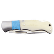 Bison River 3 1/2" Blue/Bone Folding Knife