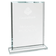 8 1/2" Rectangle Clear Glass Award