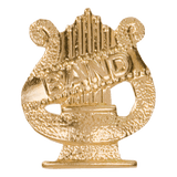 Gold Band Metal Chenille Letter Insignia