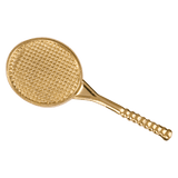 Gold Tennis Metal Chenille Letter Insignia