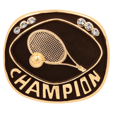 Gold Tennis Champion Ring Insert