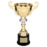11 1/2" Completed Metal Cup Trophy on Plastic Base