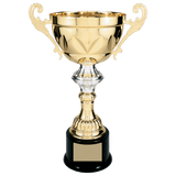 14 1/2" Completed Metal Cup Trophy on Plastic Base