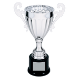 9 3/4" Completed Metal Cup Trophy on Plastic Base