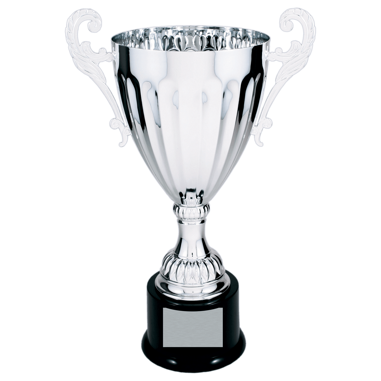 13 1/4" Completed Metal Cup Trophy on Plastic Base