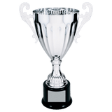 13 1/4" Completed Metal Cup Trophy on Plastic Base